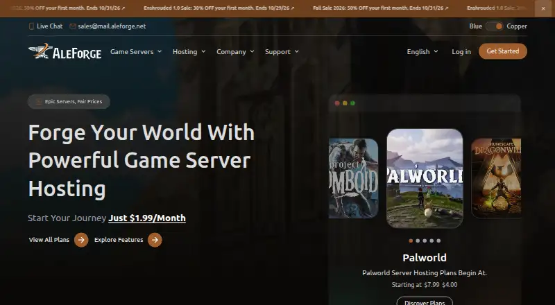 AleForge home page