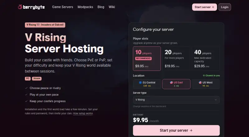 berrybyte home page