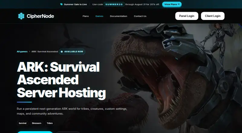 CipherNode home page