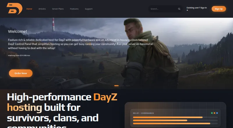 DZServers.Host home page