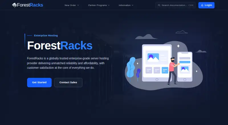 ForestRacks home page