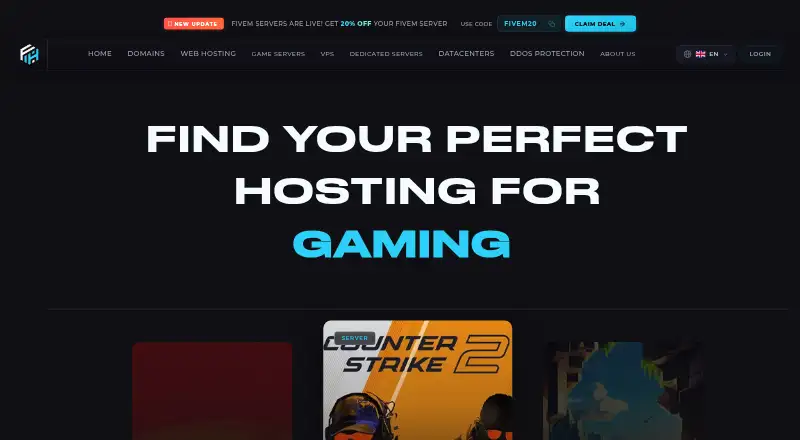 FREAKHOSTING home page