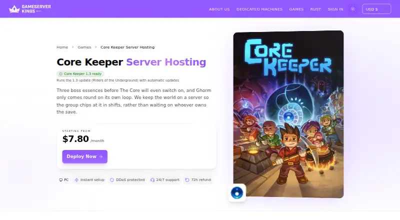 GameServersKings home page