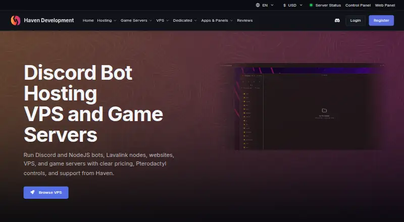 Haven Development home page