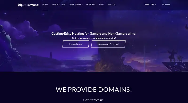 HostMyGuild Team Fortress 2 Hosting home page