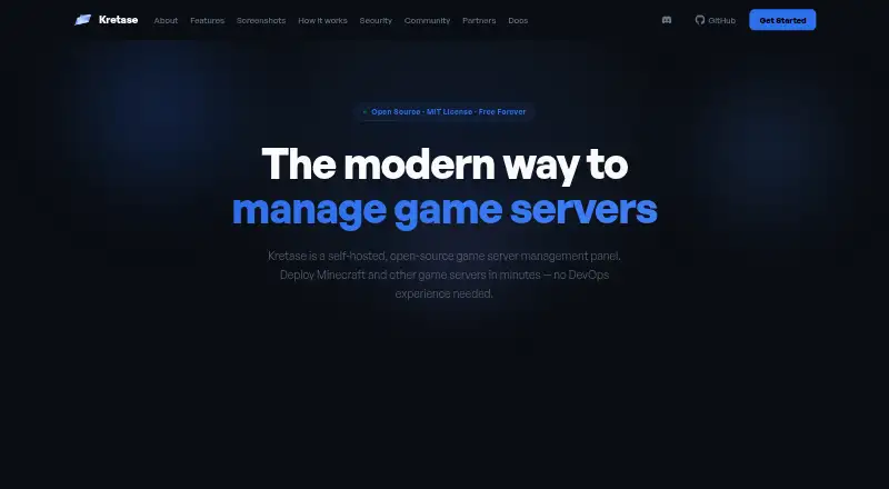 Kretase home page