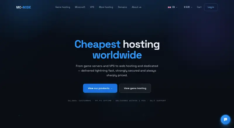 MC-Node home page
