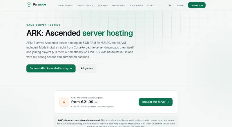 Puranode home page