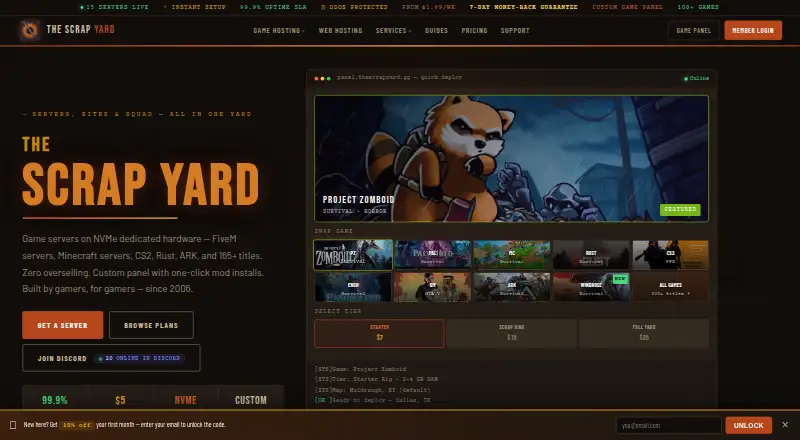 The Scrap Yard home page