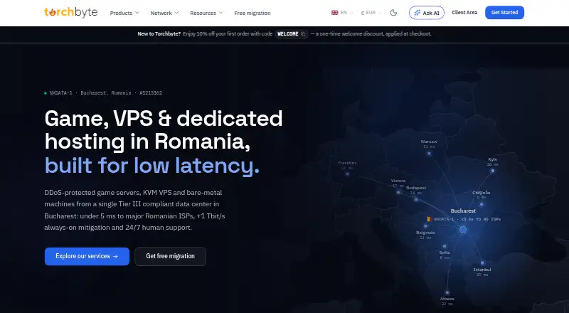 Torchbyte home page