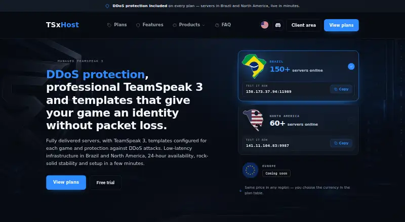 TSxHost home page