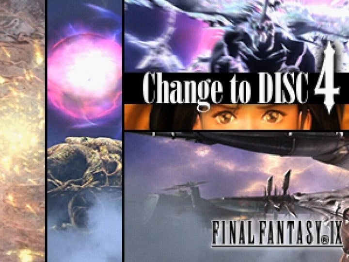 The Change to Disc 4 screen on Final Fantasy 9.