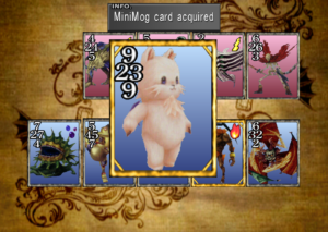The player wins the Minimog card