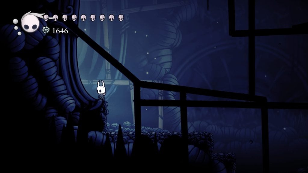 The Failed Tramway Geo farming location in Hollow Knight.