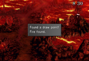 A Draw Point for the magic "Fire" in the Fire Cavern