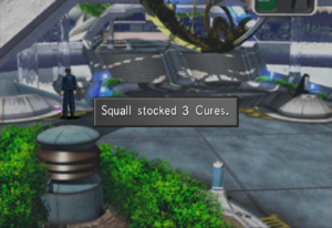 Squalls draws 3 cures from the refilled draw point.