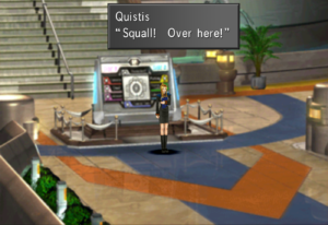 Quistis telling Squall to come here.