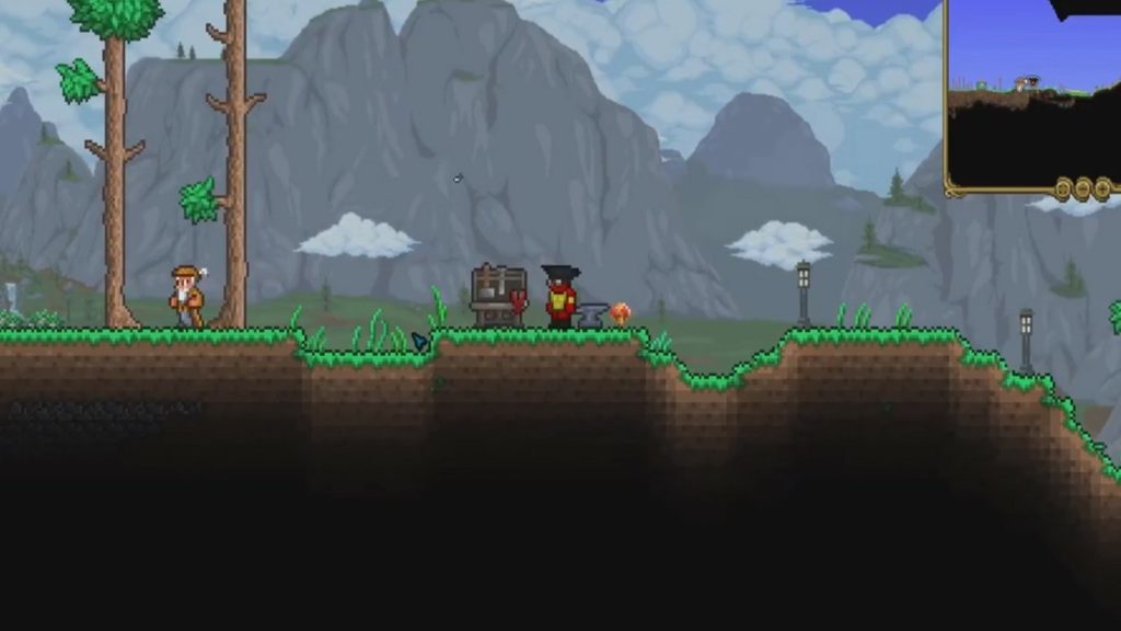 A Heavy Work Bench in Terraria.