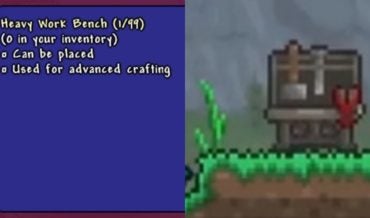 How to Make a Heavy Work Bench in Terraria