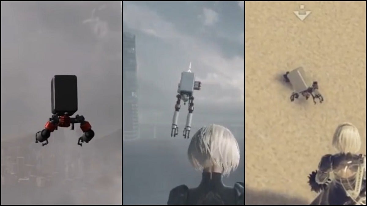 All 3 Pods from Nier Automata.