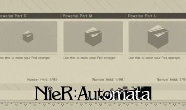Where to Get Powerup Parts in Nier Automata
