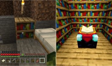 How to Make a Bookshelf in Minecraft