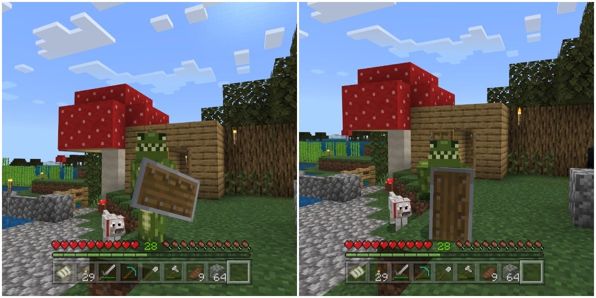 Using Shield How to Make a Shield in Minecraft - VGKAMI