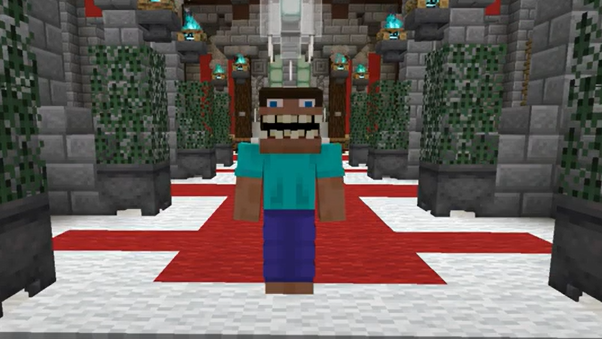 A creepy Minecraft skin, straight out of a Rule 34 nightmare.