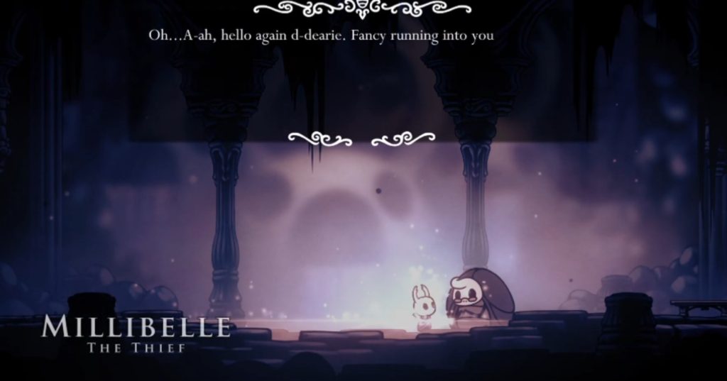 Millibelle the Thief from Hollow Knight.