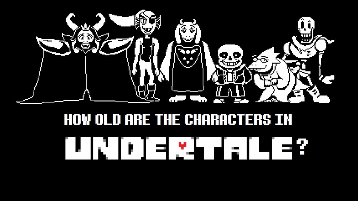 How old are the characters in Undertale?