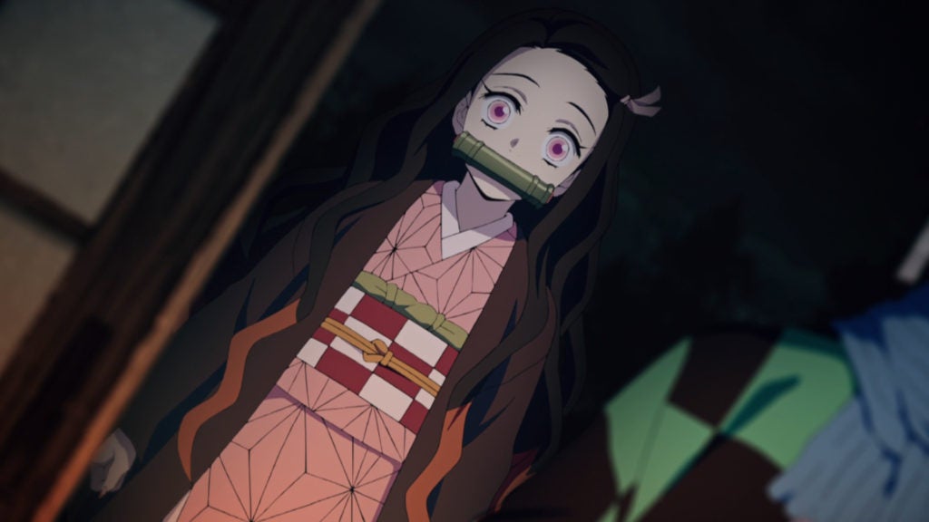 Nezuko Kamado, Tanjiro's demonic younger sister.