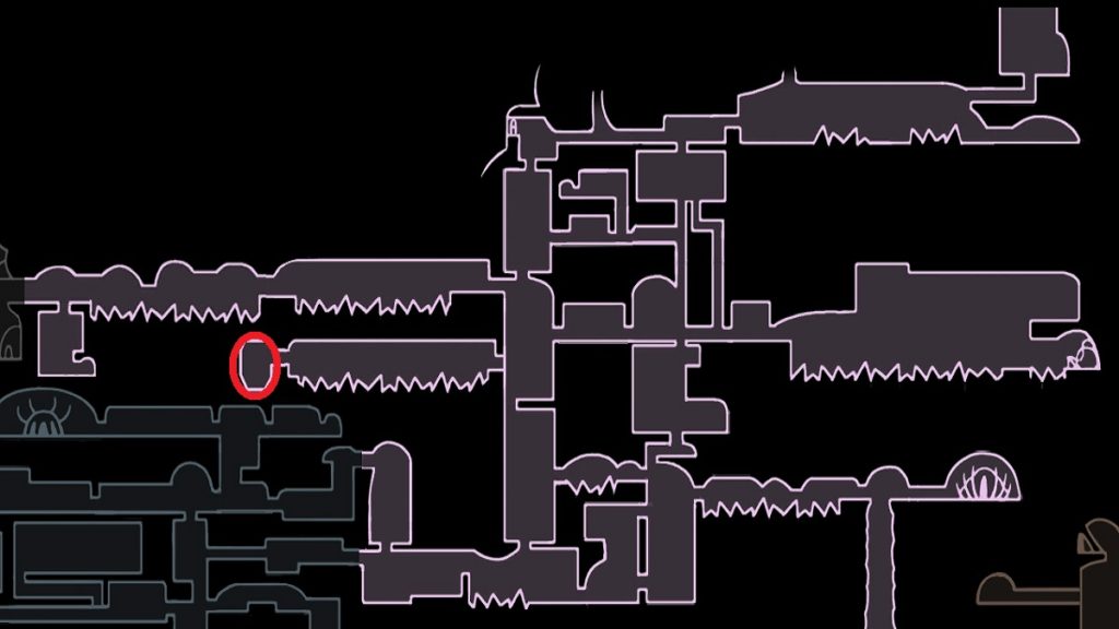 Deep Focus location in Hollow Knight.