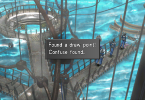 Laguna drawing Confuse from a draw point.