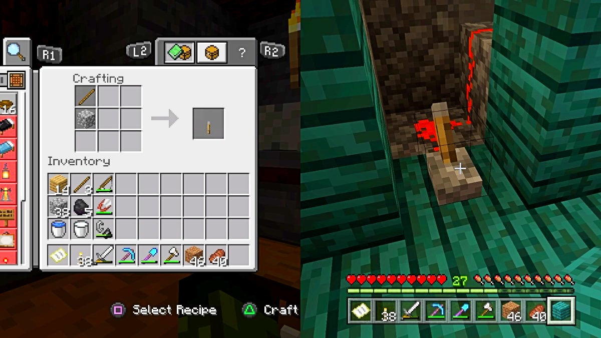 How To Make A Lever In Minecraft Vgkami