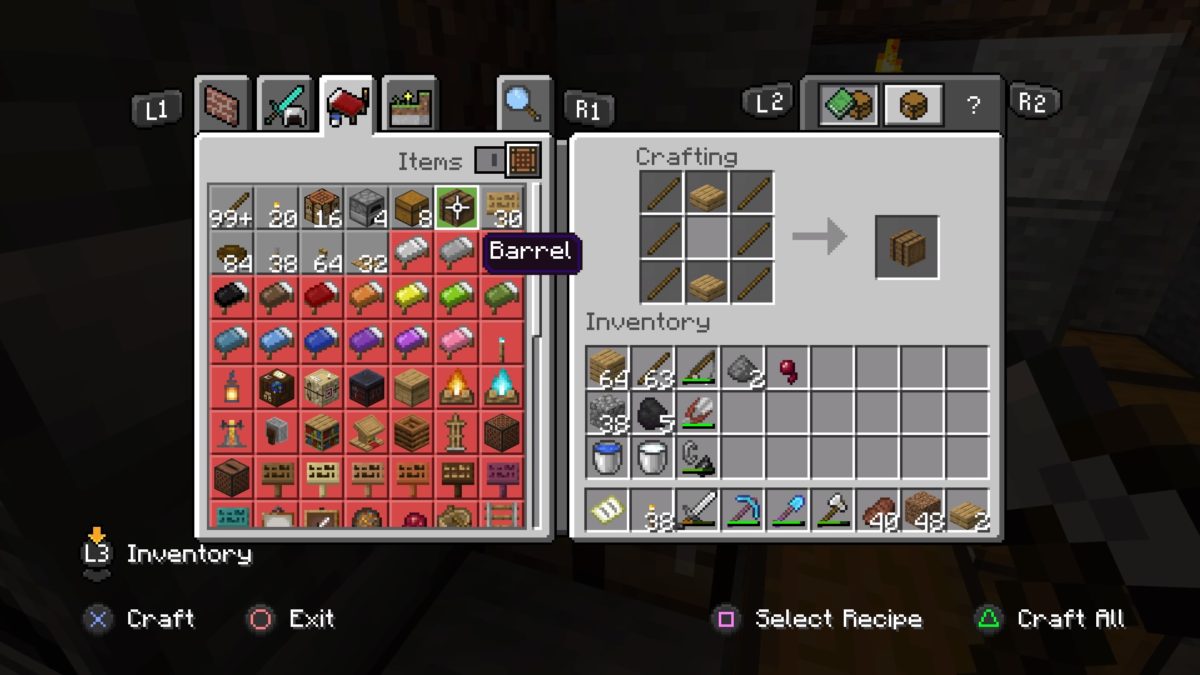 Minecraft Barrel Usage How to Make a Barrel in Minecraft - VGKAMI