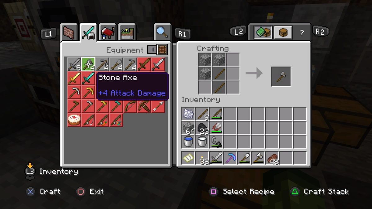 How to Make an Axe in Minecraft - VGKAMI