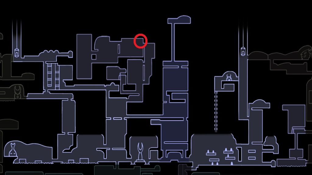 Spell Twister's location in Hollow Knight.