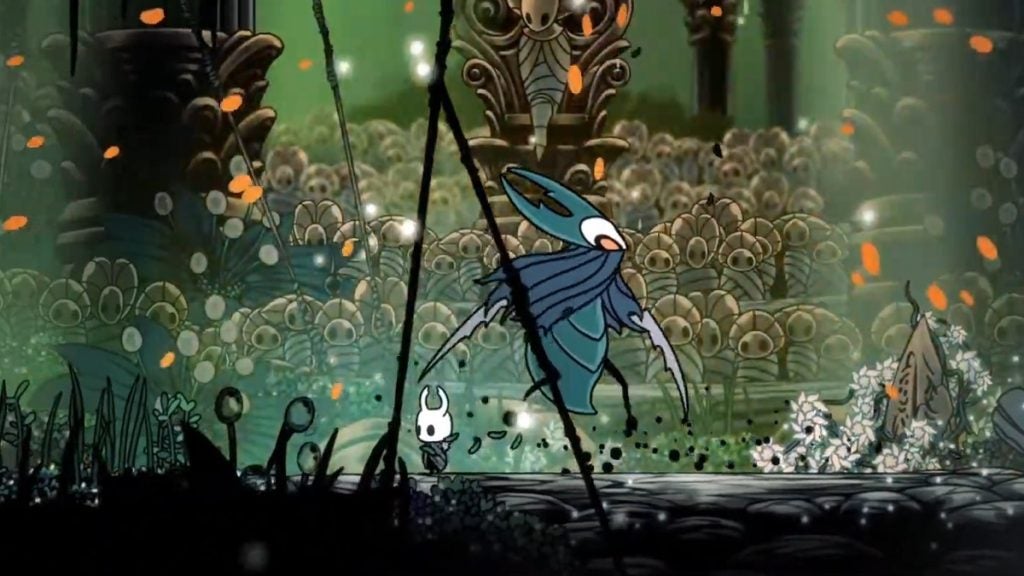 Traitor Lord from Hollow Knight.