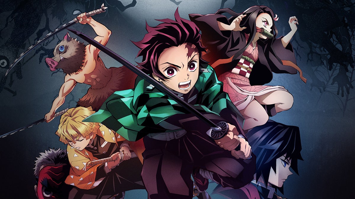 Demon Slayer cover image featuring the main cast.