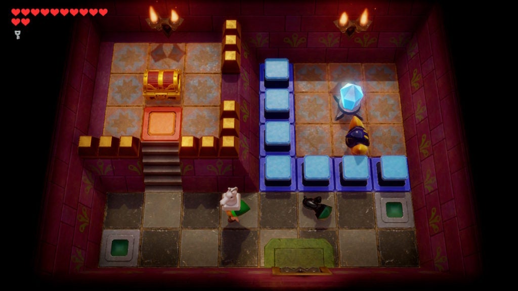 The room with the 300 Rupee chest.