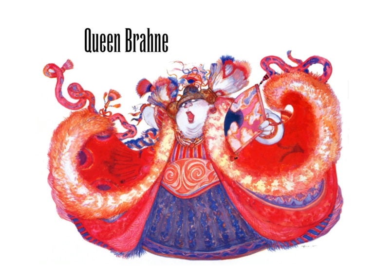 Concept for Queen Brahne by Yoshitaka Amano