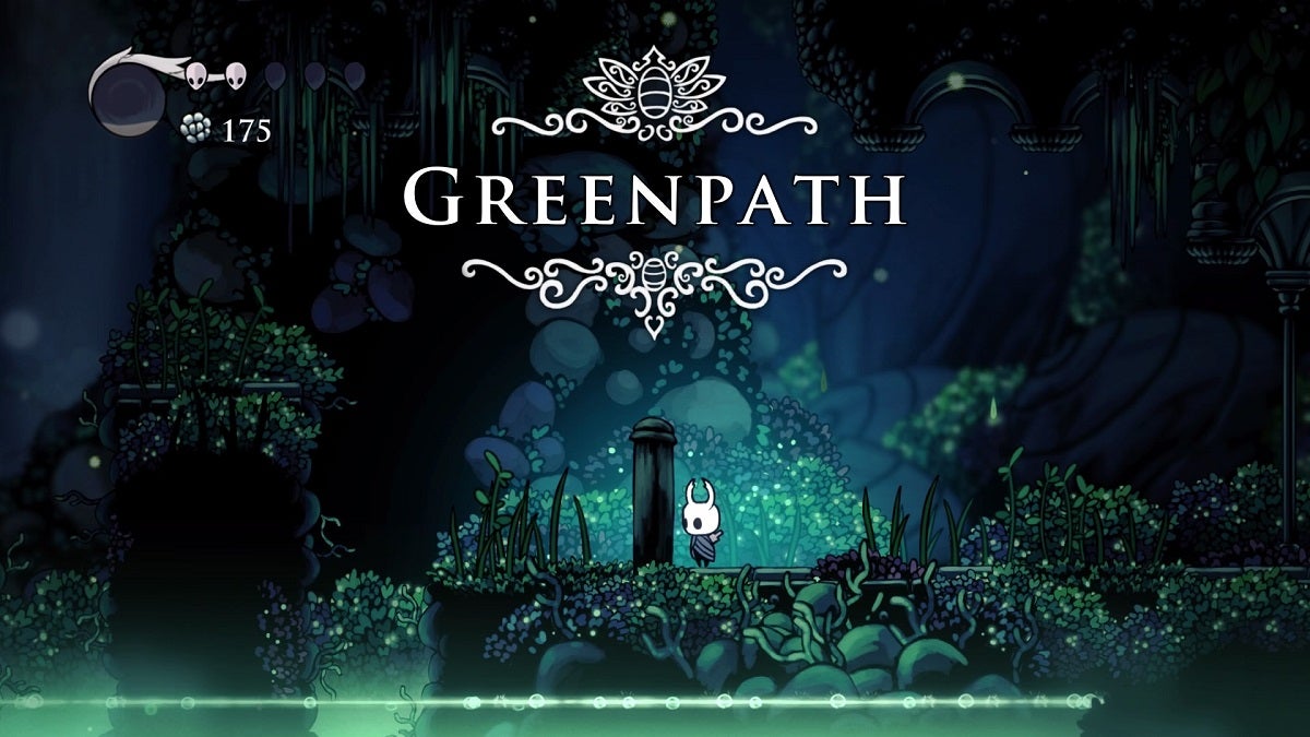 Entry to Greenpath in Hollow Knight.