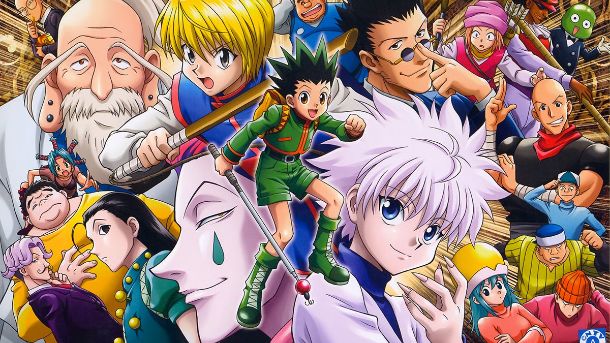 The cast of Hunter x Hunter's first arc.