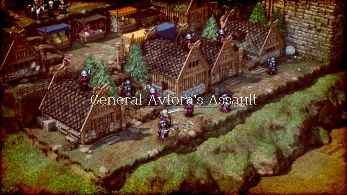 Battle with Avlora, title screen