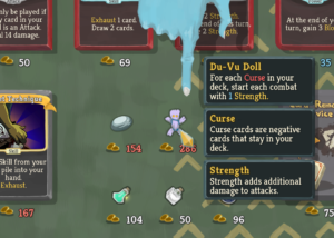 The player's cursor hovers over the Du Vu doll relic and the tooltips are shown accordingly.