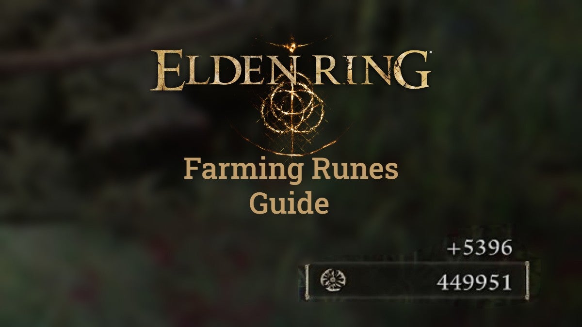 Farming Runes in Elden Ring.