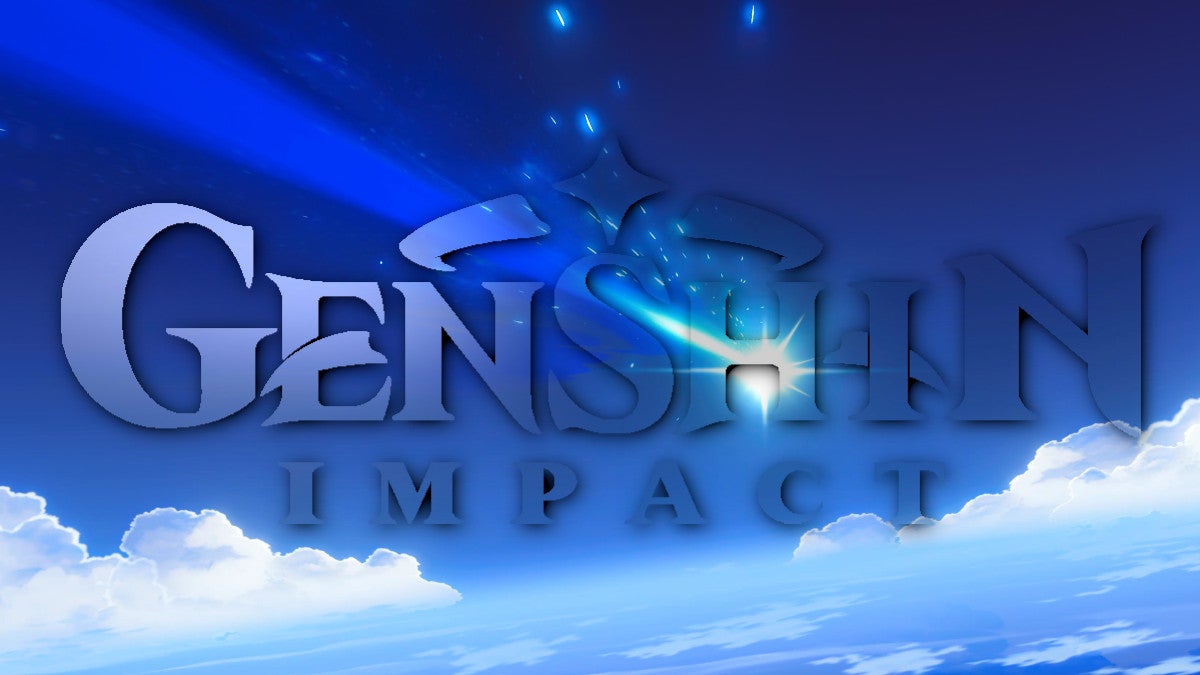 Genshin Impact logo.