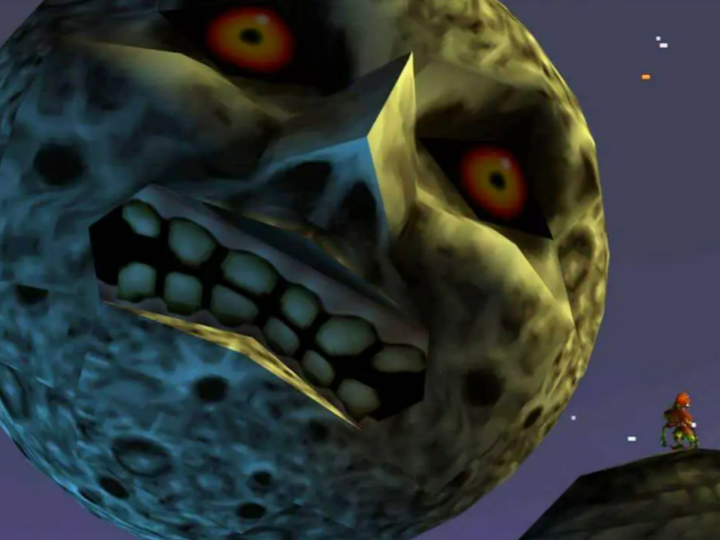 The moon and skull kid from Majora's Mask.
