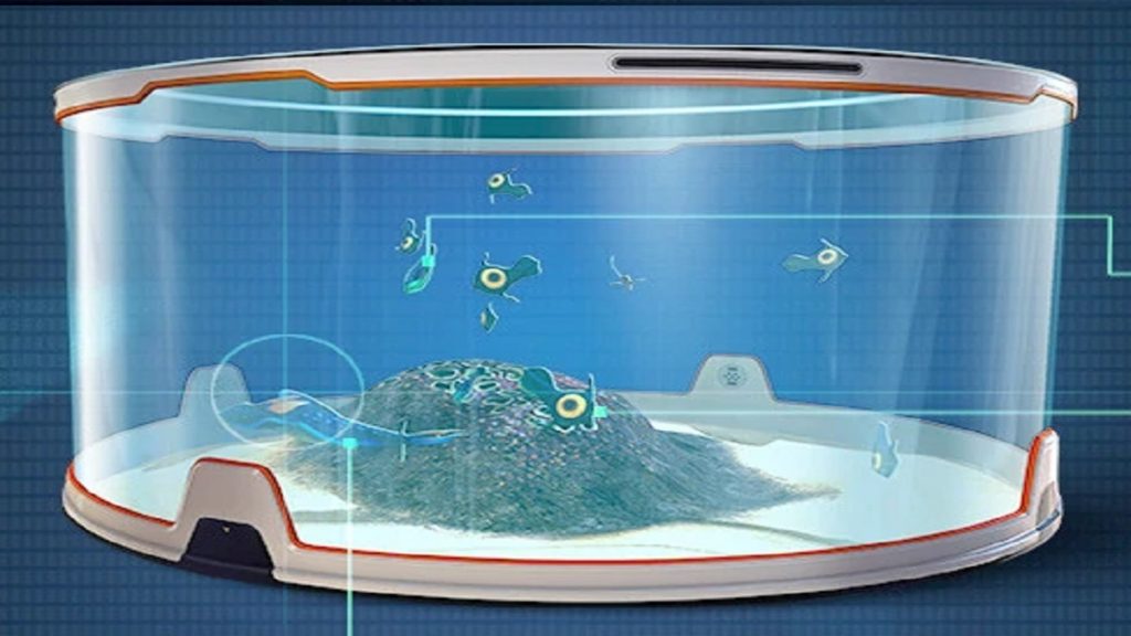 An image of an Alient Containment module from Subnautica.