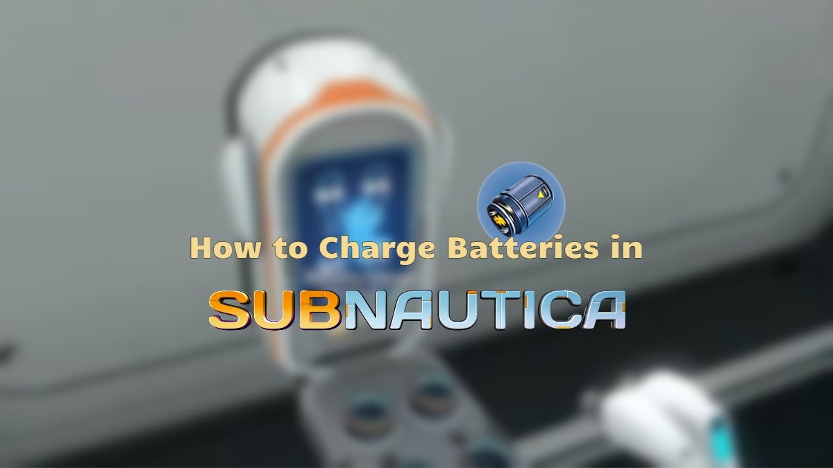 How to charge batteries in Subnautica.